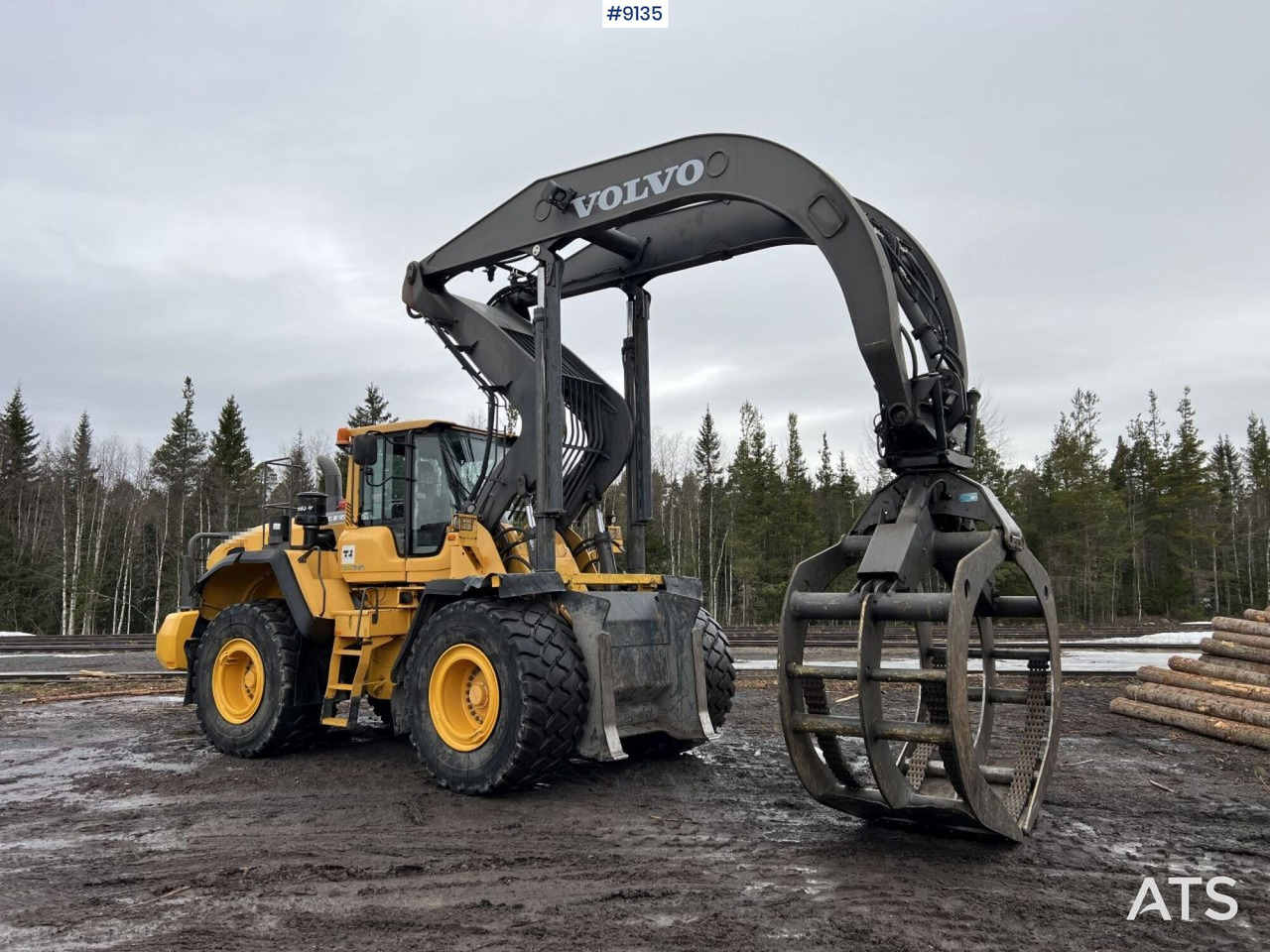 Volvo L 180 G High lifter / Log handler (VIDEO) leasing Volvo L 180 G High lifter / Log handler (VIDEO): picture 12