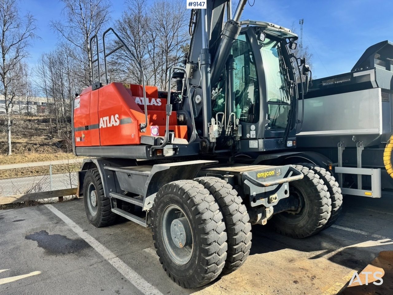 Wheeled excavator Atlas 160W - Wheel excavator: picture 4 Wheeled excavator Atlas 160W - Wheel excavator: picture 4