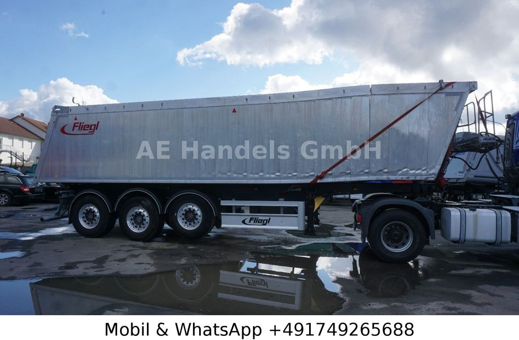 Fliegl DHKA 390 Alu *40m³/1.Liftachse/Alcoa/Podest - Tipper semi-trailer: picture 2 Fliegl DHKA 390 Alu *40m³/1.Liftachse/Alcoa/Podest - Tipper semi-trailer: picture 2