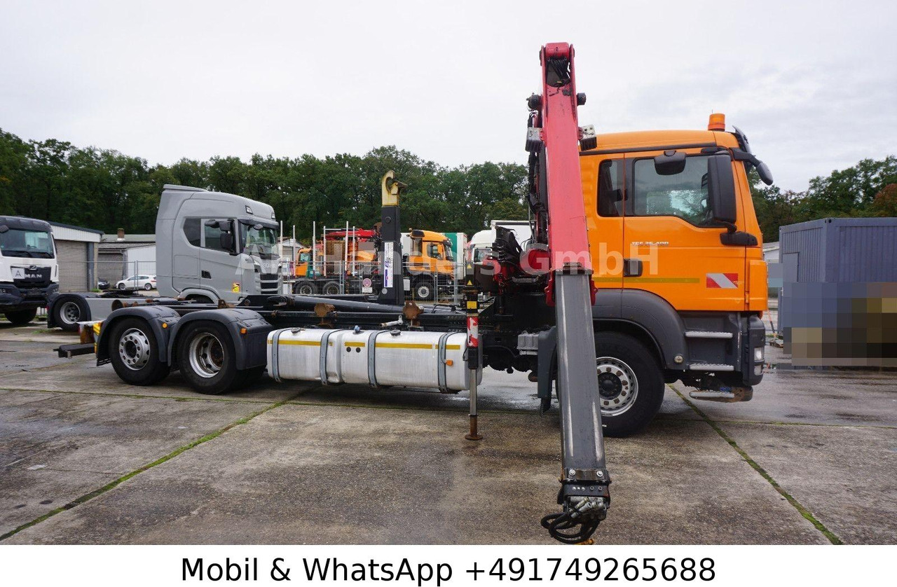 MAN TGS 26.400 BL *Hyva-20.60S/HMF-1444-22/Lenk+Lift MAN TGS 26.400 BL *Hyva-20.60S/HMF-1444-22/Lenk+Lift - Hook lift truck, Crane truck: picture 2 MAN TGS 26.400 BL *Hyva-20.60S/HMF-1444-22/Lenk+Lift MAN TGS 26.400 BL *Hyva-20.60S/HMF-1444-22/Lenk+Lift - Hook lift truck, Crane truck: picture 2