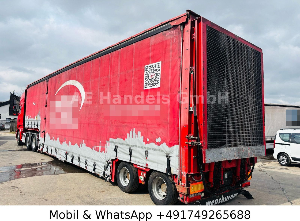 Meusburger MPG-2*1.+2.Lenk+Funk/Hydr.Tisch/Verb.Schilder-3m - Low loader semi-trailer: picture 3 Meusburger MPG-2*1.+2.Lenk+Funk/Hydr.Tisch/Verb.Schilder-3m - Low loader semi-trailer: picture 3