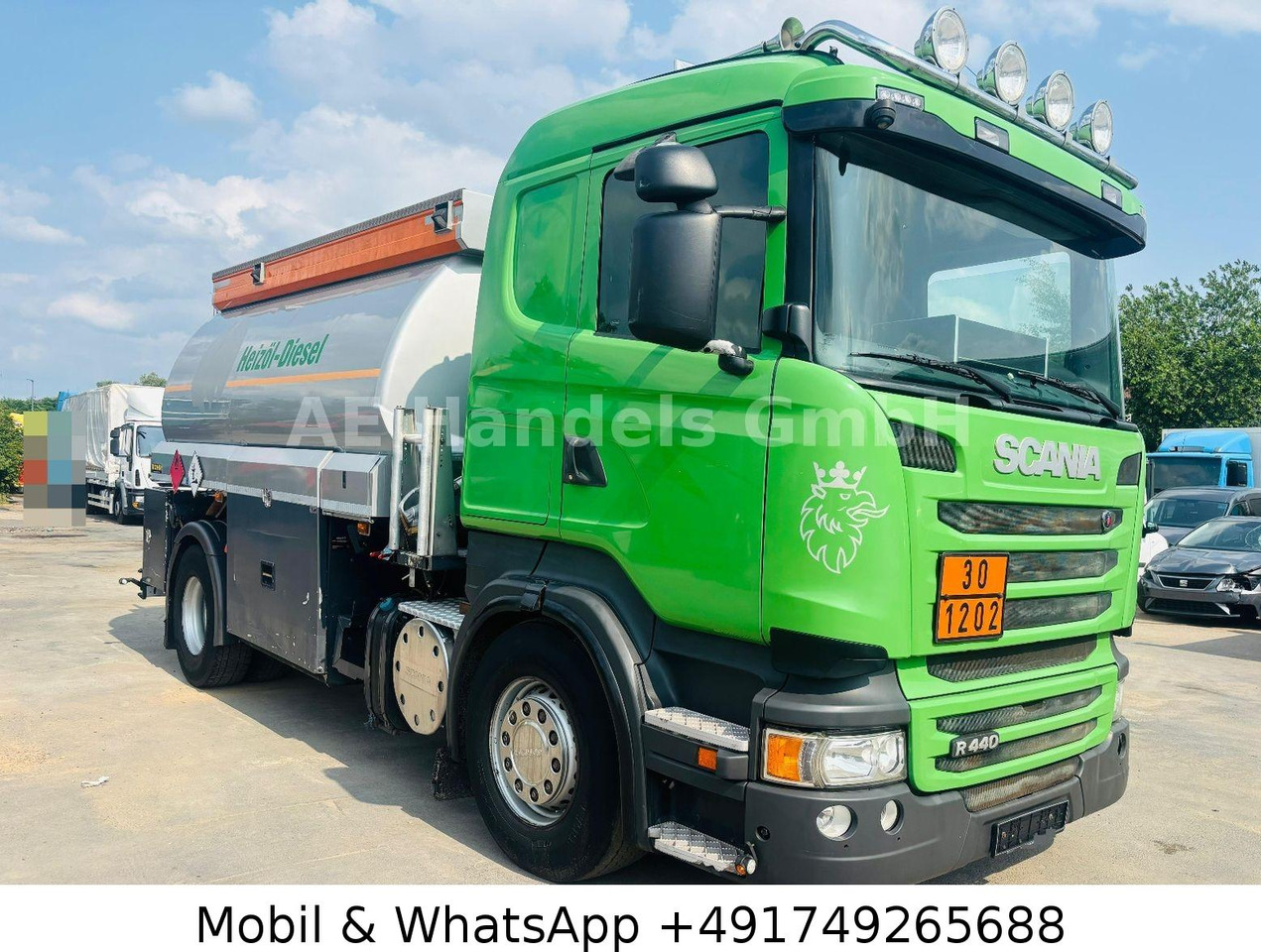 Scania R440 Rohr *Retarder/Oben-Unten/2-Kammern/14m³ - Tanker truck: picture 2 Scania R440 Rohr *Retarder/Oben-Unten/2-Kammern/14m³ - Tanker truck: picture 2