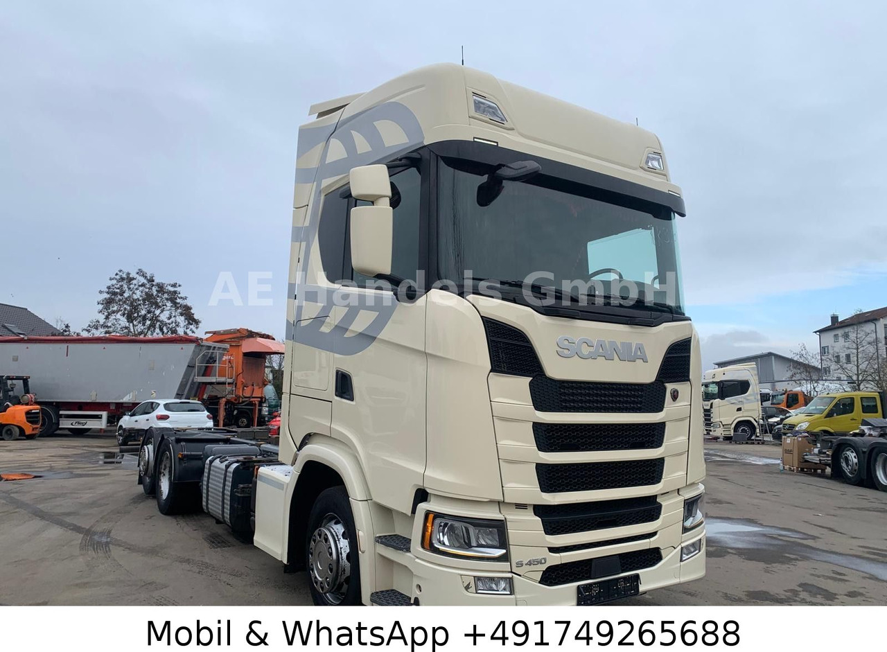 Scania S450 HighLine LL 6x2 BDF*Retarder/AHK/2xTank/ACC - Container transporter/ Swap body truck: picture 1 Scania S450 HighLine LL 6x2 BDF*Retarder/AHK/2xTank/ACC - Container transporter/ Swap body truck: picture 1