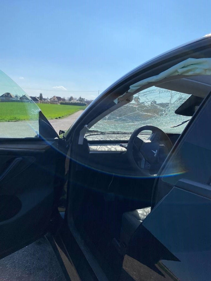 Sedan Tesla Model Y RWD/Origine Française endommagée: picture 36