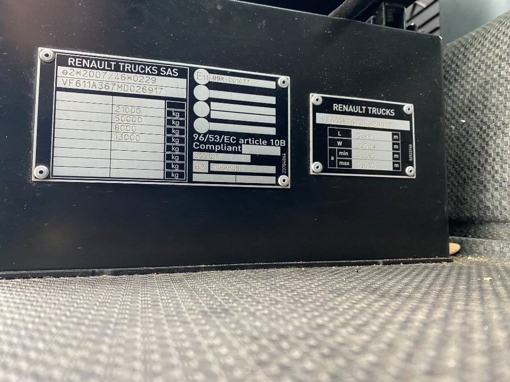 Tractor unit Renault T480 Dti13 / Carte Grise Françaises endommagé: picture 8 Tractor unit Renault T480 Dti13 / Carte Grise Françaises endommagé: picture 8
