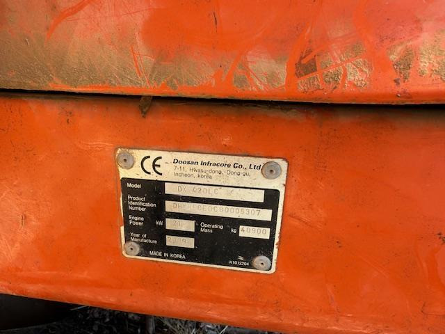 Doosan DX420 - Crawler excavator: picture 4 Doosan DX420 - Crawler excavator: picture 4