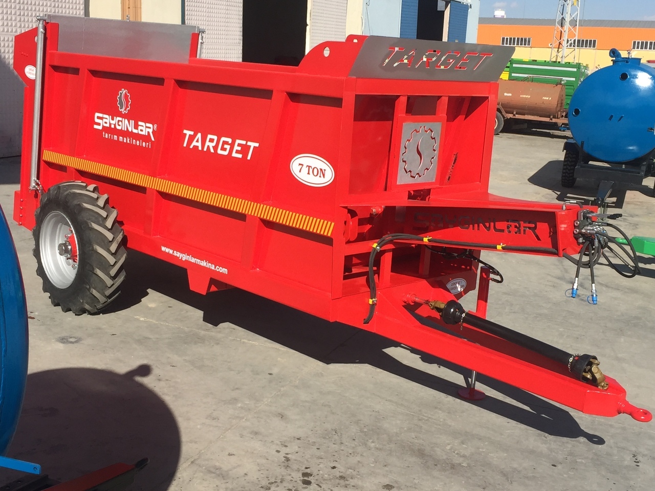 TARGET 10 TON HYDRAULIC PUSH MANURE SPREADER - Manure spreader: picture 1 TARGET 10 TON HYDRAULIC PUSH MANURE SPREADER - Manure spreader: picture 1