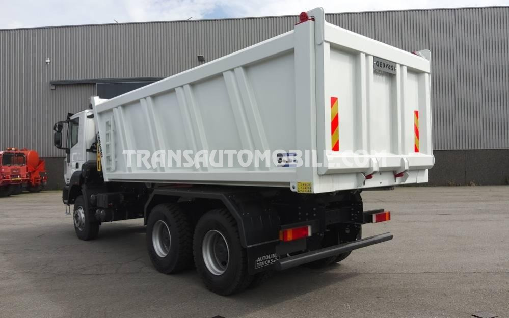 New Tipper Iveco Astra HD9 64.42 12.9L TURBO DIESEL black engine hood 4100 mm WB heavy duty chassis cab 6x4 Benne/Tipper 20m³ - EXPORT OUT EU: picture 11