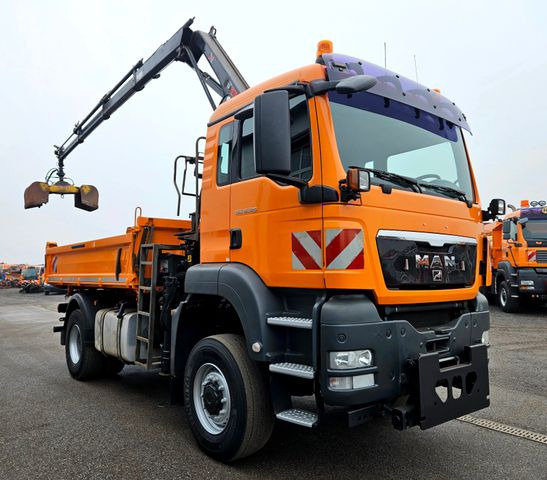 MAN TGS 18.320 4x4 BL HIAB 099-BS3 Funk Kran Euro5 - Tipper, Crane truck: picture 3 MAN TGS 18.320 4x4 BL HIAB 099-BS3 Funk Kran Euro5 - Tipper, Crane truck: picture 3