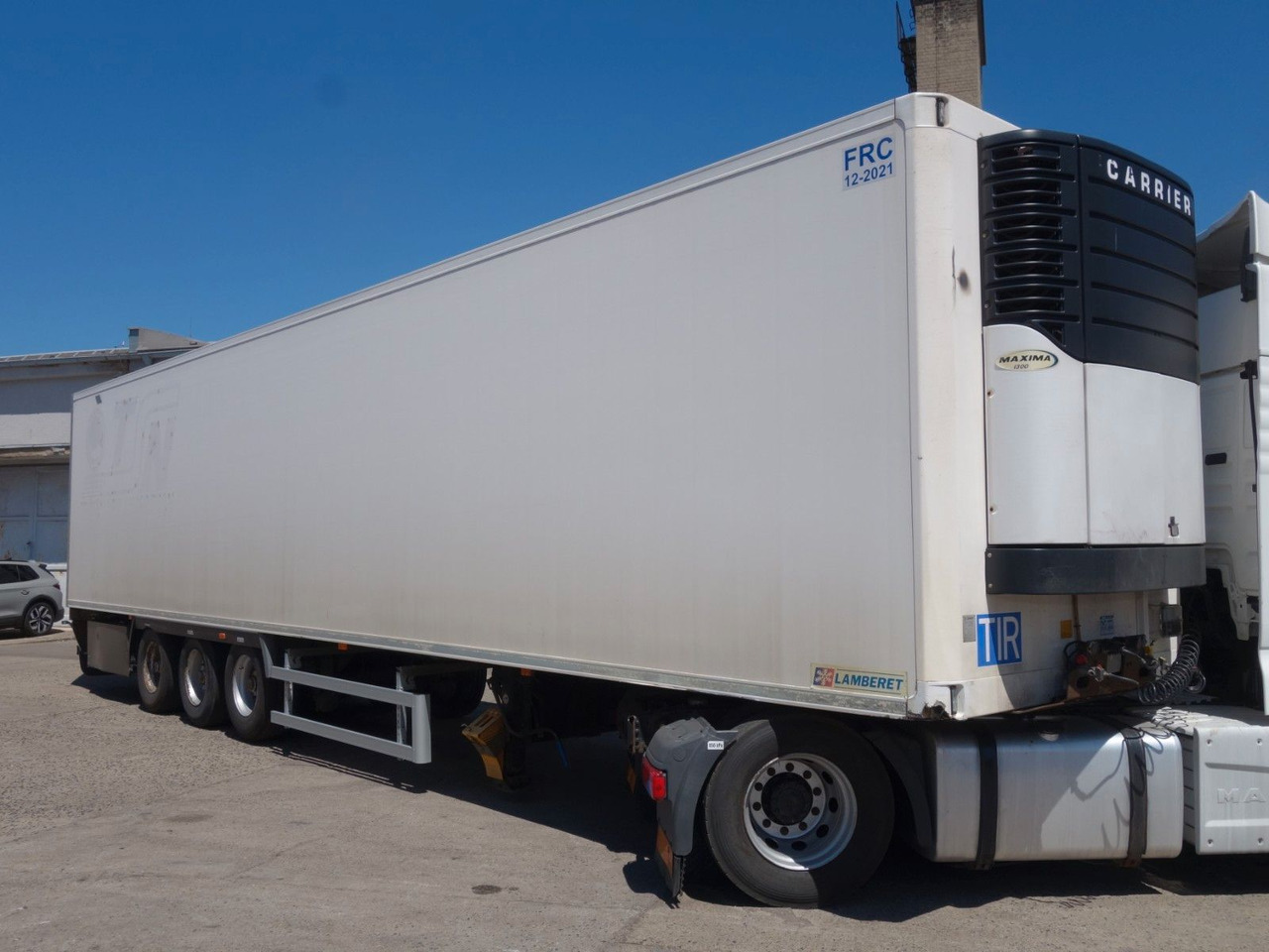 Lamberet LVF S3 mit Carrier 1300, 2.400 BtS. - Refrigerator semi-trailer: picture 2 Lamberet LVF S3 mit Carrier 1300, 2.400 BtS. - Refrigerator semi-trailer: picture 2