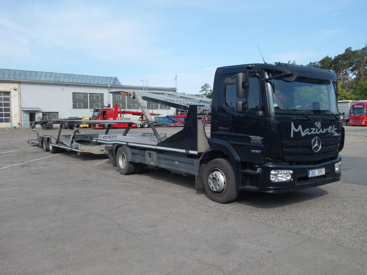 Mercedes-Benz Atego 1530 mit Anhänger für 7 PKW - Autotransporter truck: picture 2 Mercedes-Benz Atego 1530 mit Anhänger für 7 PKW - Autotransporter truck: picture 2