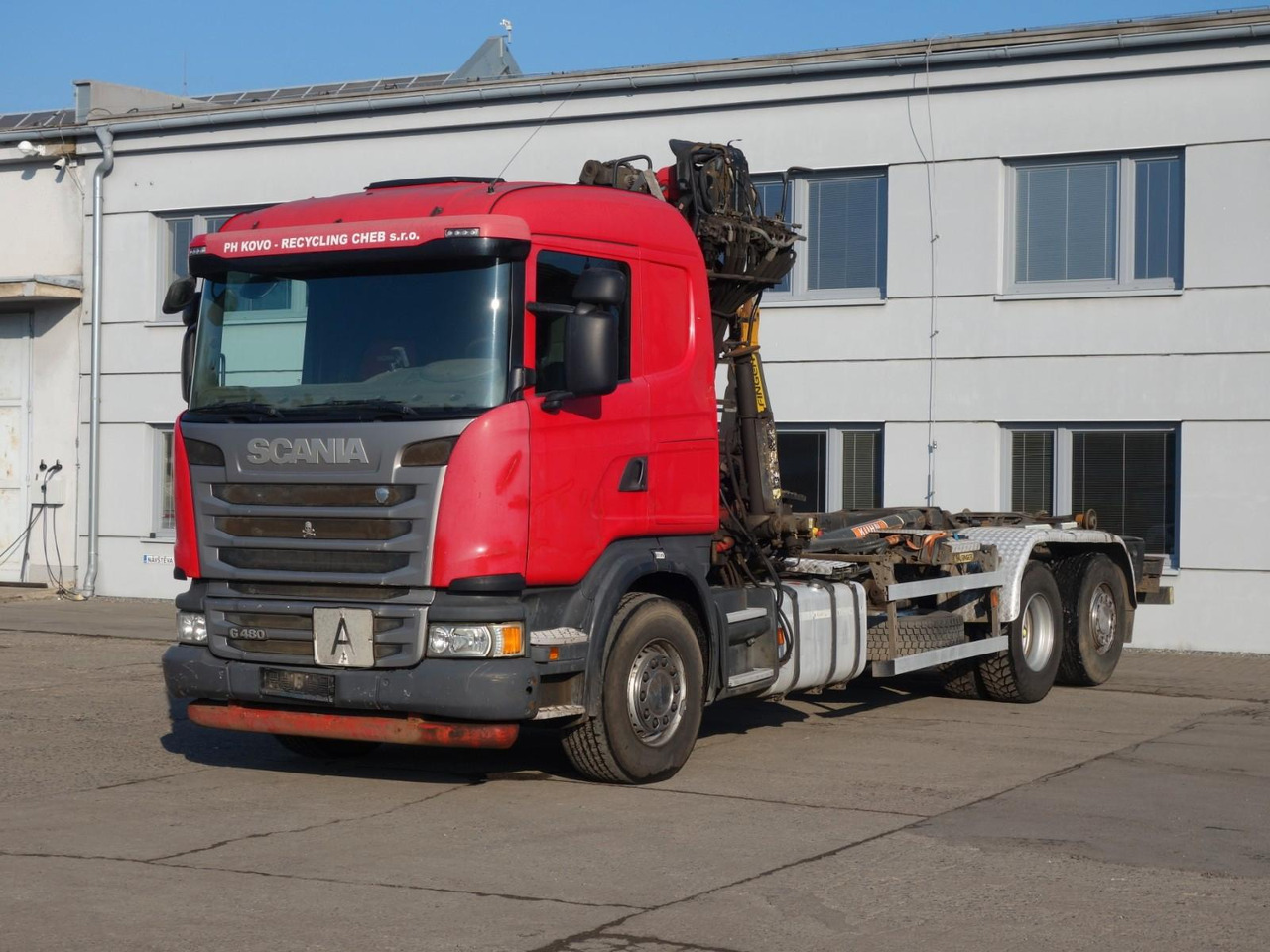 Scania G480, 6x2, Abroll, Kran, Palfinger + Auflieger - Hook lift truck, Crane truck: picture 5 Scania G480, 6x2, Abroll, Kran, Palfinger + Auflieger - Hook lift truck, Crane truck: picture 5