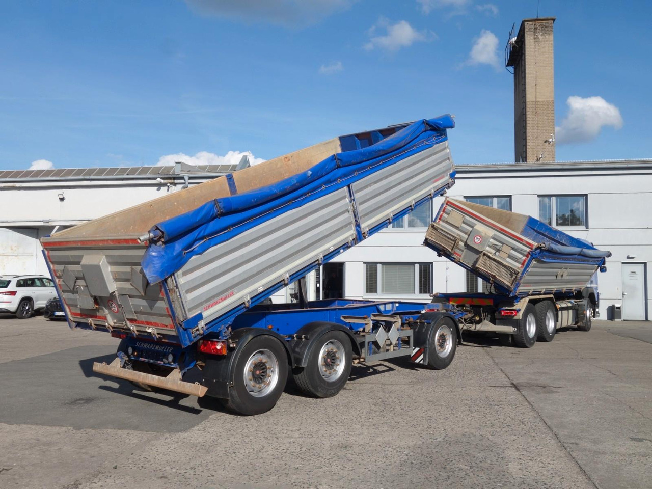 Tipper Volvo FM 500 6x4, Dreiseitenkipper SchwarzmÃ¼ller: picture 32