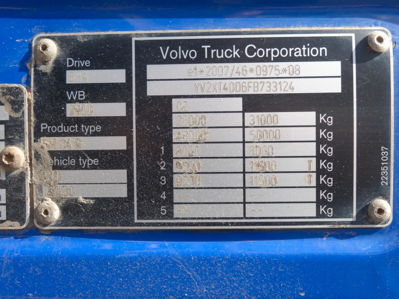 Tipper Volvo FM 500 6x4, Dreiseitenkipper SchwarzmÃ¼ller: picture 25