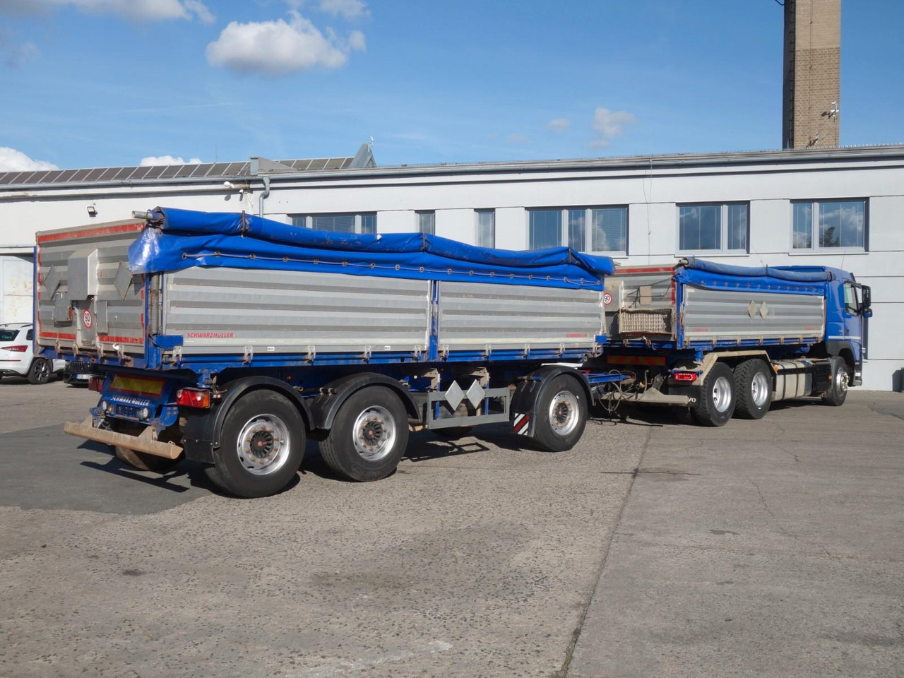 Tipper Volvo FM 500 6x4, Dreiseitenkipper SchwarzmÃ¼ller: picture 7