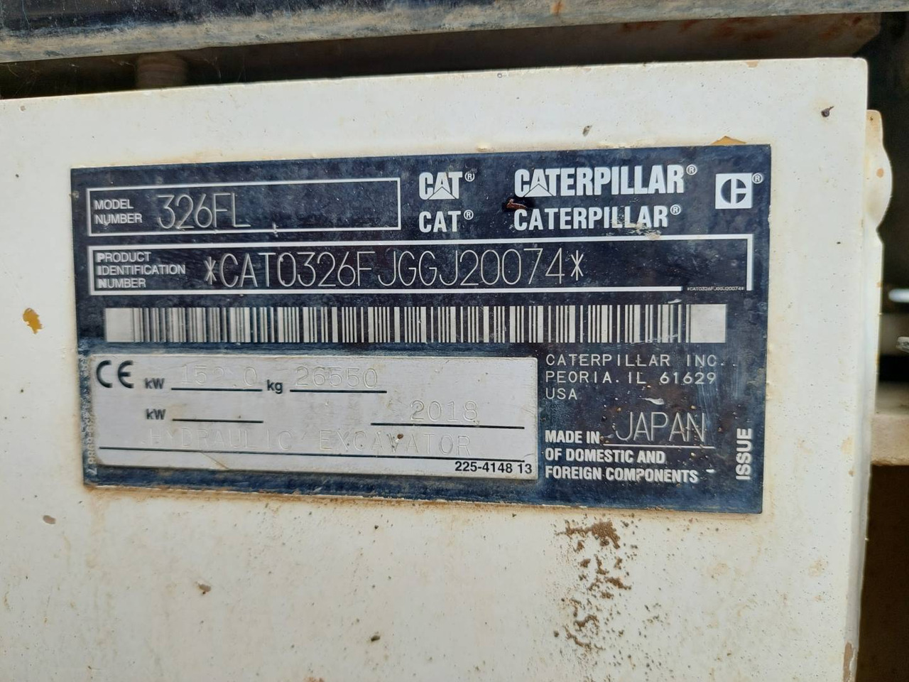CAT 326FL - Crawler excavator: picture 5 CAT 326FL - Crawler excavator: picture 5