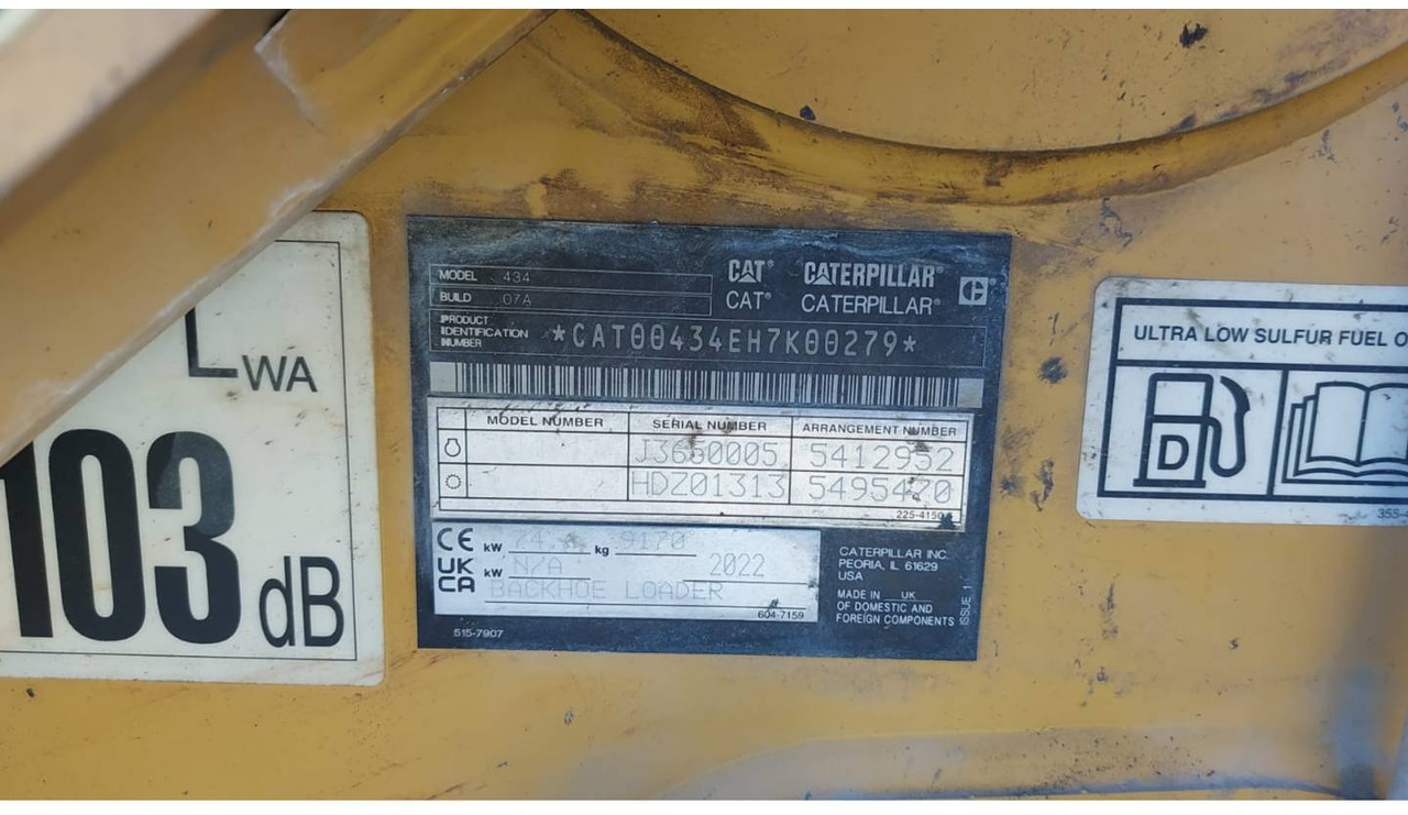 Backhoe loader CAT 434-07: picture 6
