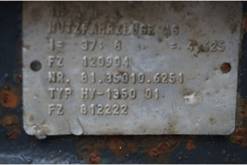 MAN HY-1350-01 37/8 - Rear axle for Truck: picture 4 MAN HY-1350-01 37/8 - Rear axle for Truck: picture 4