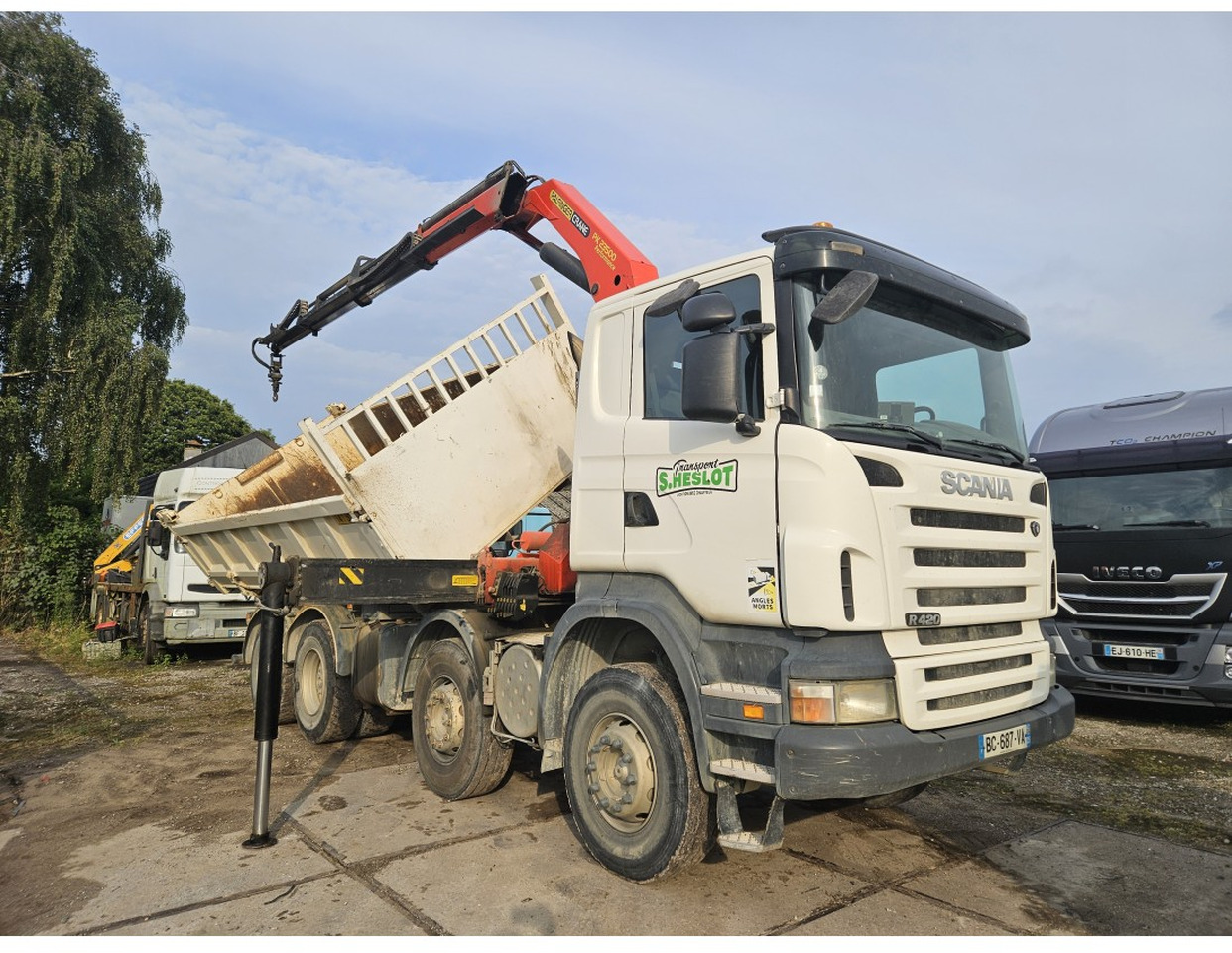 Scania R420 8x4 Tipper Crane Palfinger 23500 - Tipper, Crane truck: picture 5 Scania R420 8x4 Tipper Crane Palfinger 23500 - Tipper, Crane truck: picture 5