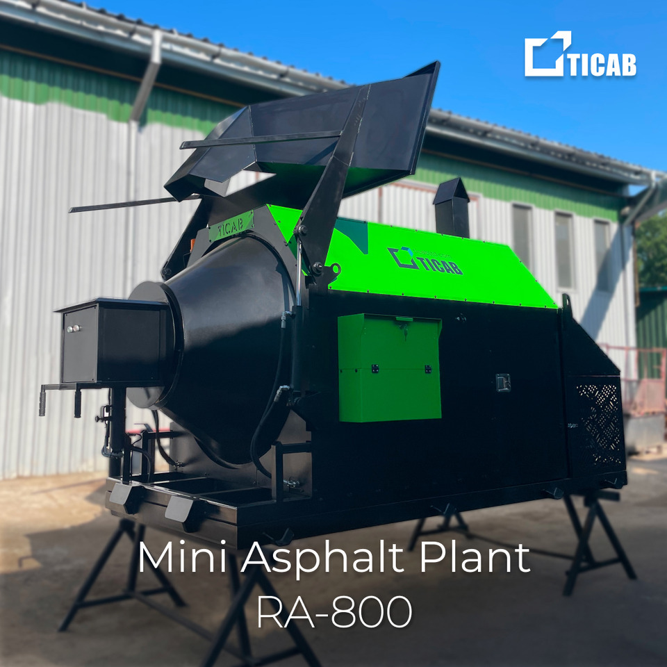 TICAB New Mini-asphalt plant, Asphalt Recycling Machine, Manufacturer, 2.0 t per hour - Asphalt plant: picture 2 TICAB New Mini-asphalt plant, Asphalt Recycling Machine, Manufacturer, 2.0 t per hour - Asphalt plant: picture 2