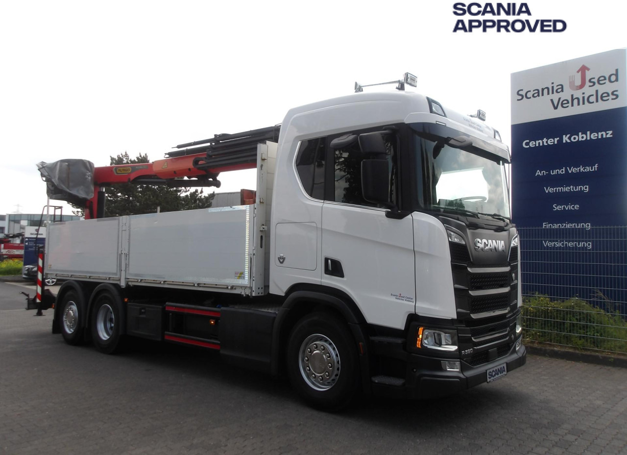 SCANIA R580 - 6x2*4 - V8 - PALFINGER PK 23.001L TEC3 - Dropside/ Flatbed truck, Crane truck: picture 1 SCANIA R580 - 6x2*4 - V8 - PALFINGER PK 23.001L TEC3 - Dropside/ Flatbed truck, Crane truck: picture 1