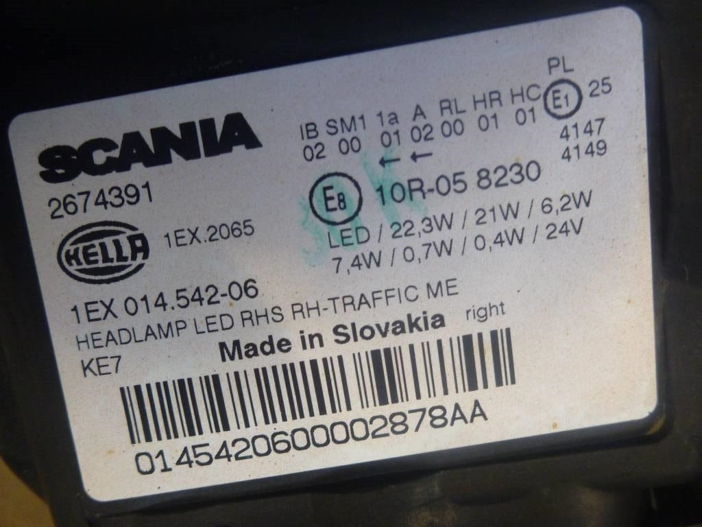 Scania Nextgen Strålkastare, 3148186 - Electrical system for Truck: picture 3 Scania Nextgen Strålkastare, 3148186 - Electrical system for Truck: picture 3