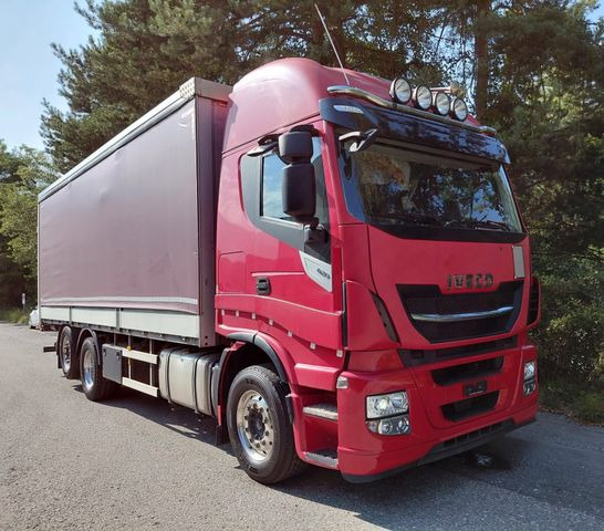 Iveco 260S42 Stralis, 6x2, Retarder, Euro 6, 7.80m box - Curtain side truck: picture 1 Iveco 260S42 Stralis, 6x2, Retarder, Euro 6, 7.80m box - Curtain side truck: picture 1