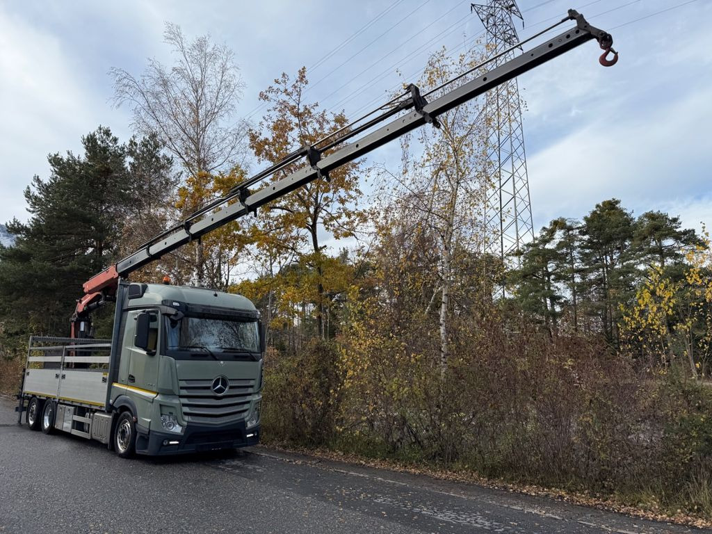 Mercedes-Benz Actros 2545 6x2, E6, Effer 265/6S - Crane truck, Dropside/ Flatbed truck: picture 1 Mercedes-Benz Actros 2545 6x2, E6, Effer 265/6S - Crane truck, Dropside/ Flatbed truck: picture 1