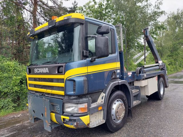 Scania P114 340 GB 4x2, E2, Welaki Gergen, Retarder - Skip loader truck: picture 1 Scania P114 340 GB 4x2, E2, Welaki Gergen, Retarder - Skip loader truck: picture 1