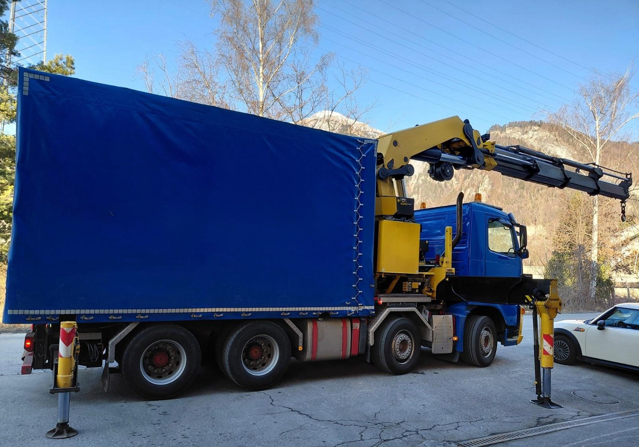 Volvo FH520 8x4R,E5,Palfinger PK100002 + spitz +winch - Crane truck, Curtain side truck: picture 4 Volvo FH520 8x4R,E5,Palfinger PK100002 + spitz +winch - Crane truck, Curtain side truck: picture 4