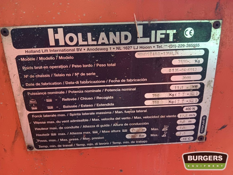 HOLLANDLIFT Q135 EL24 - Scissor lift: picture 5 HOLLANDLIFT Q135 EL24 - Scissor lift: picture 5