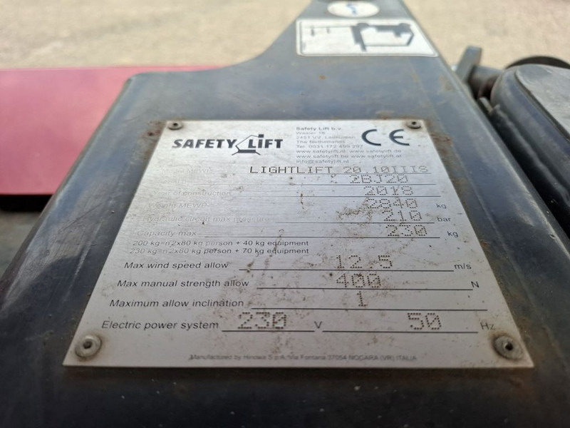 Aerial platform Hinowa 20.10 IIIS: picture 13