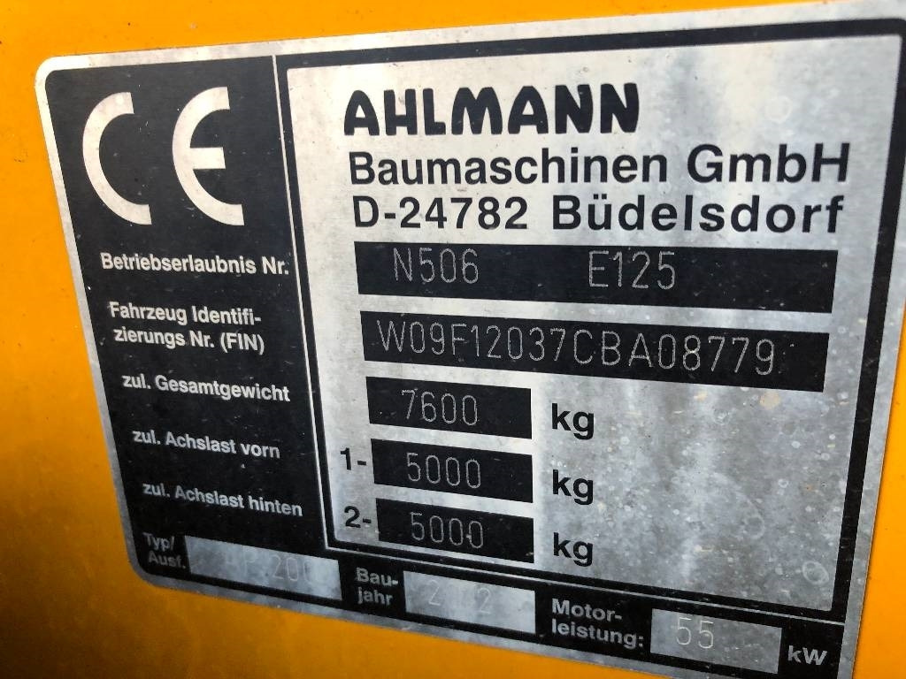 Ahlmann AF1200 Dismantled: only spare parts - Wheel loader: picture 5 Ahlmann AF1200 Dismantled: only spare parts - Wheel loader: picture 5