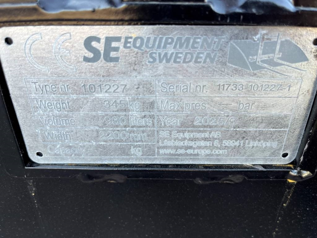 Planeringsskopa SE 2,20 Volvo L30 , L35 - Bucket for Construction machinery: picture 5 Planeringsskopa SE 2,20 Volvo L30 , L35 - Bucket for Construction machinery: picture 5