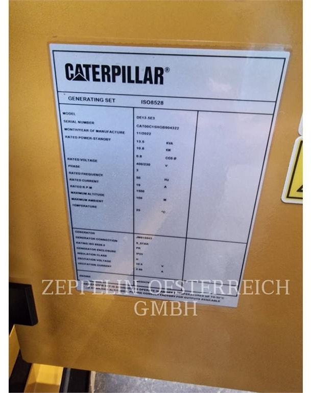 CAT DE13,5E3 B - Generator set: picture 5 CAT DE13,5E3 B - Generator set: picture 5