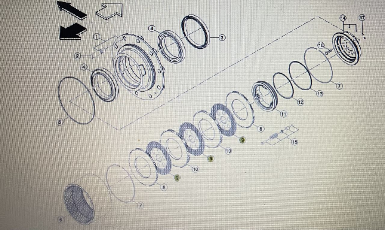 CLAAS 00 1158 116 0/Claas tarcza hamulcowa/Claas Axion 870-810 stage 4 - Brake disc for Agricultural machinery: picture 1 CLAAS 00 1158 116 0/Claas tarcza hamulcowa/Claas Axion 870-810 stage 4 - Brake disc for Agricultural machinery: picture 1