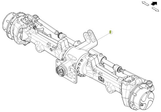 CLAAS Arion 610 660 Kompletny Most Przedni Oś Przednia CZĘŚCI 0022470963 00 2247 096 3 - Axle and parts for Agricultural machinery: picture 1 CLAAS Arion 610 660 Kompletny Most Przedni Oś Przednia CZĘŚCI 0022470963 00 2247 096 3 - Axle and parts for Agricultural machinery: picture 1