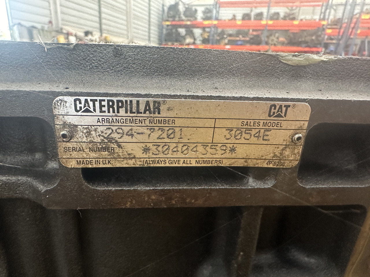 Cat 3054E Blok cylindrów orginał - Cylinder block for Agricultural machinery: picture 2 Cat 3054E Blok cylindrów orginał - Cylinder block for Agricultural machinery: picture 2