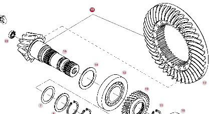Fendt 414 415 Vario Zestaw Koła Koronowego G404100410013 404100410013 - Differential gear for Agricultural machinery: picture 1 Fendt 414 415 Vario Zestaw Koła Koronowego G404100410013 404100410013 - Differential gear for Agricultural machinery: picture 1