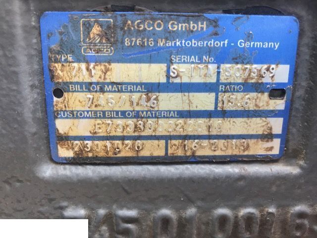 Fendt 700 - Zwolnica - Final drive for Agricultural machinery: picture 3 Fendt 700 - Zwolnica - Final drive for Agricultural machinery: picture 3