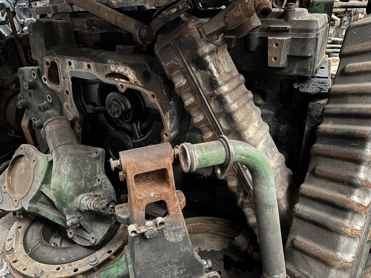 John Deere 7230 7280 8260 8310 9370 670 Silnik Blok Koło Zamachowe CZĘŚCI RE538143 R537181 - Flywheel for Agricultural machinery: picture 4 John Deere 7230 7280 8260 8310 9370 670 Silnik Blok Koło Zamachowe CZĘŚCI RE538143 R537181 - Flywheel for Agricultural machinery: picture 4