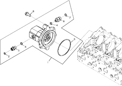 John Deere 9470RX - Pompa paliwa DZ124926 (Silnik) - Fuel pump for Agricultural machinery: picture 1 John Deere 9470RX - Pompa paliwa DZ124926 (Silnik) - Fuel pump for Agricultural machinery: picture 1