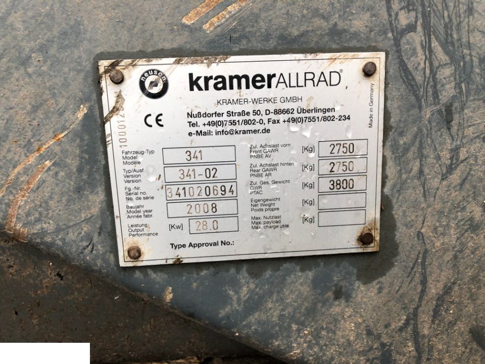 Kramer Allrad 280 341-02 Radlader - Części - Chłodnica - Radiator for Wheel loader: picture 3 Kramer Allrad 280 341-02 Radlader - Części - Chłodnica - Radiator for Wheel loader: picture 3