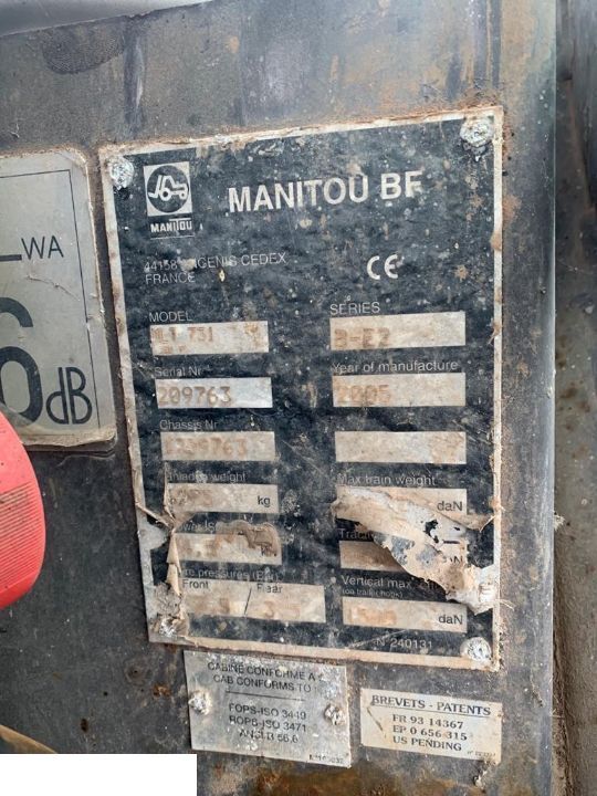 Manitou 731 - MOST TYŁ ~ CZĘŚCI - Rear axle for Telescopic handler: picture 5 Manitou 731 - MOST TYŁ ~ CZĘŚCI - Rear axle for Telescopic handler: picture 5