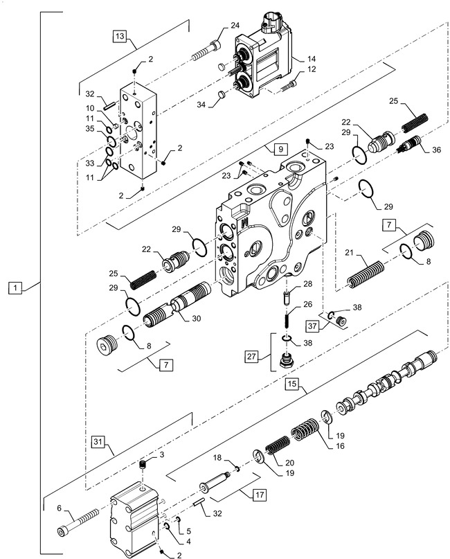 New Holland T6090 T6070 Regen zawor hydr aux main cch, magnum 47735819R - Hydraulic valve for Agricultural machinery: picture 1 New Holland T6090 T6070 Regen zawor hydr aux main cch, magnum 47735819R - Hydraulic valve for Agricultural machinery: picture 1
