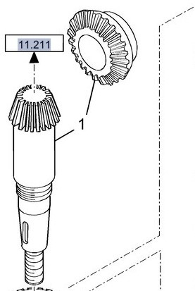 New Holland TX66 TX67 TX68 Zestaw Kół Zębatych Zębatka Wałek CZĘŚCI 84012653 - Gearbox for Agricultural machinery: picture 1 New Holland TX66 TX67 TX68 Zestaw Kół Zębatych Zębatka Wałek CZĘŚCI 84012653 - Gearbox for Agricultural machinery: picture 1