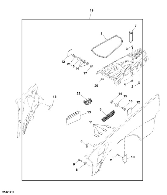 RE327894 John Deere 8345R - Zestaw maski - Hood for Farm tractor: picture 1 RE327894 John Deere 8345R - Zestaw maski - Hood for Farm tractor: picture 1