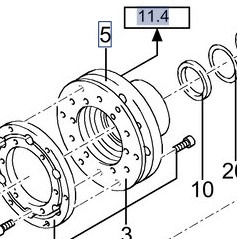 New Holland TX66 TX67 TX68 Kołnierz CZĘŚCI 84014401 - Spare parts for Agricultural machinery: picture 1 New Holland TX66 TX67 TX68 Kołnierz CZĘŚCI 84014401 - Spare parts for Agricultural machinery: picture 1