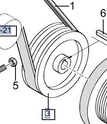 New Holland TX66 TX67 TX68 Koło Pasowe CZĘŚCI 84012260 - Spare parts for Agricultural machinery: picture 1 New Holland TX66 TX67 TX68 Koło Pasowe CZĘŚCI 84012260 - Spare parts for Agricultural machinery: picture 1