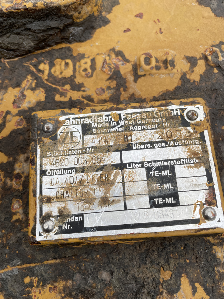 ZF 4PW45H1 ZETTELMEYER ZL4001 VOLVO - skrzynia biegów - Gearbox for Agricultural machinery: picture 4 ZF 4PW45H1 ZETTELMEYER ZL4001 VOLVO - skrzynia biegów - Gearbox for Agricultural machinery: picture 4